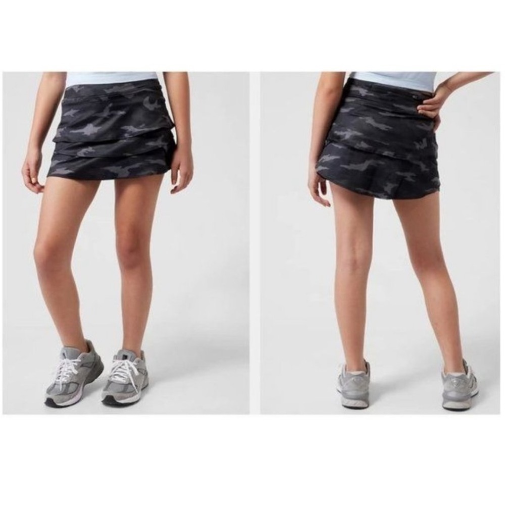 Athleta Girl Camo Lux Swing Skort girls Size XXL/16
